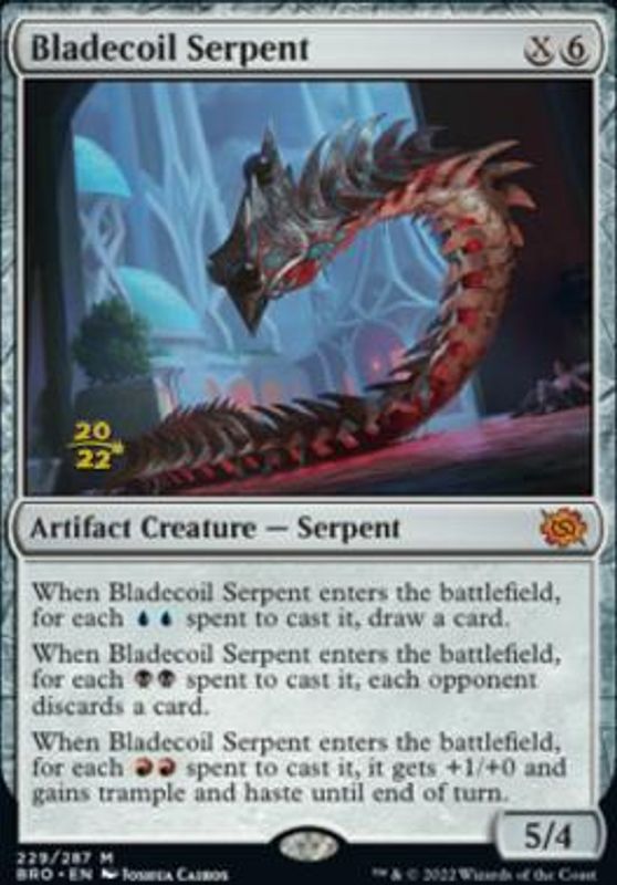 Bladecoil Serpent (Prerelease Foil)