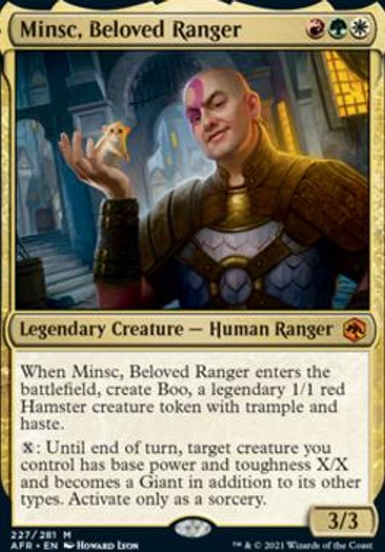 Minsc, Beloved Ranger (foil)