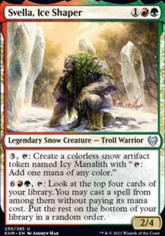 Svella, Ice Shaper (foil)