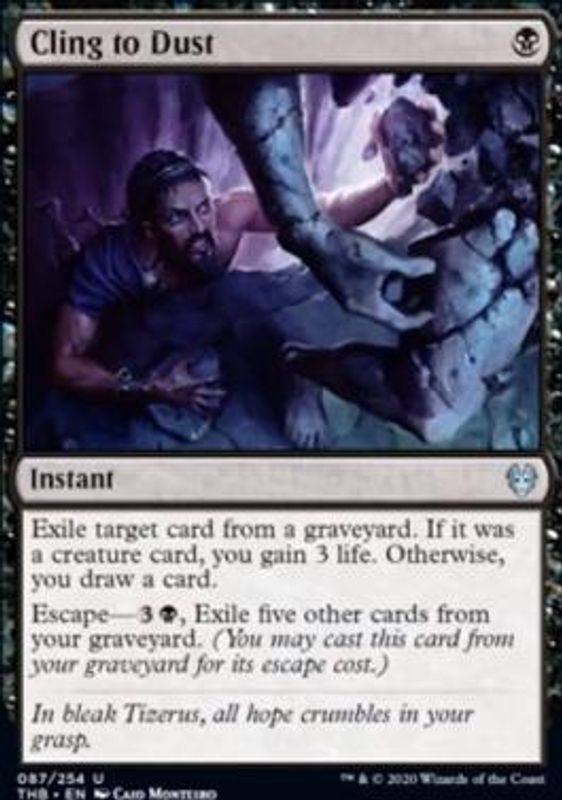 Cling to Dust (foil)