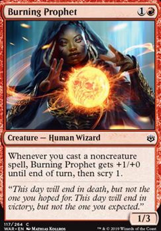 Burning Prophet (foil)