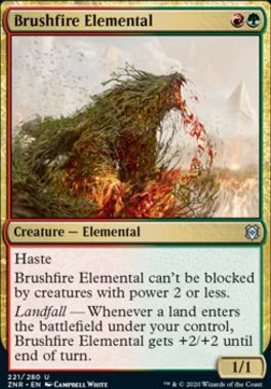 Brushfire Elemental (foil)