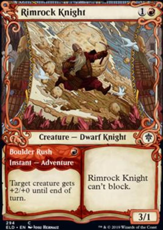 Rimrock Knight (showcase) (foil)