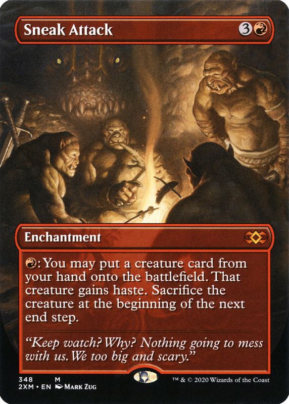 Sneak Attack (borderless) (foil)