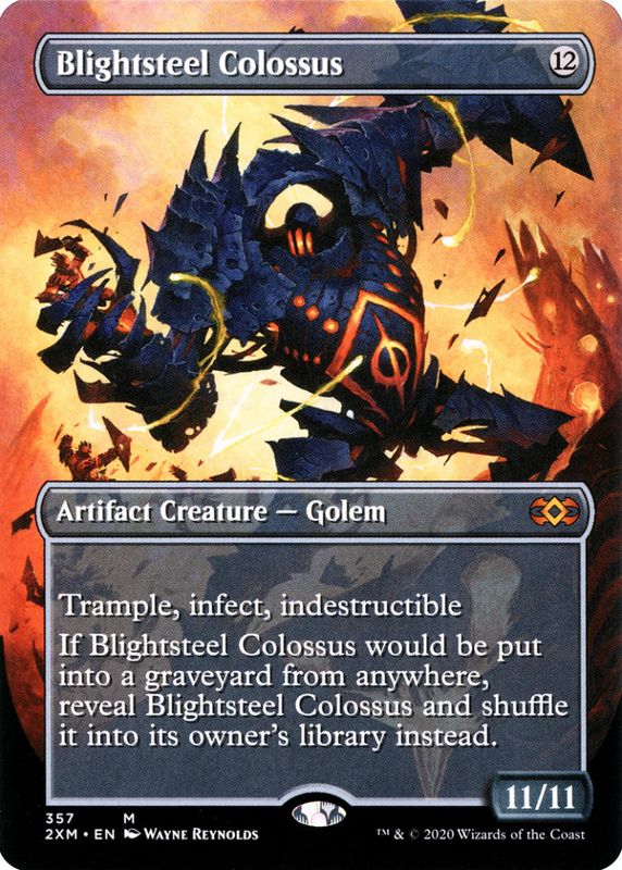 Blightsteel Colossus (borderless) (foil)