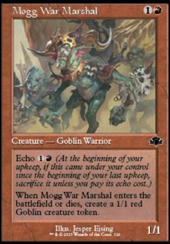Mogg War Marshal (Retro Frame) (foil)