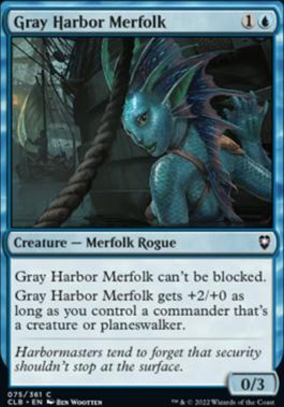 Gray Harbor Merfolk (foil)