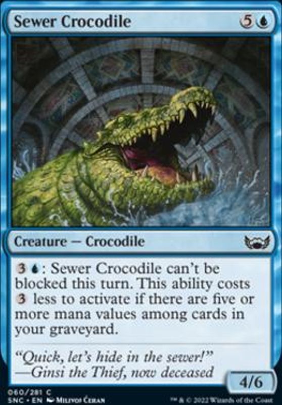 Sewer Crocodile (foil)