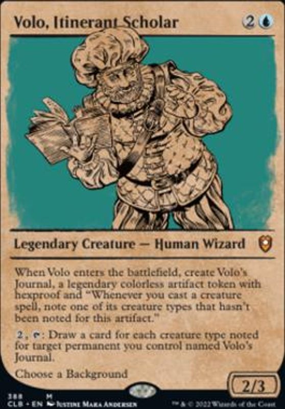 Volo, Itinerant Scholar (Showcase) (foil)