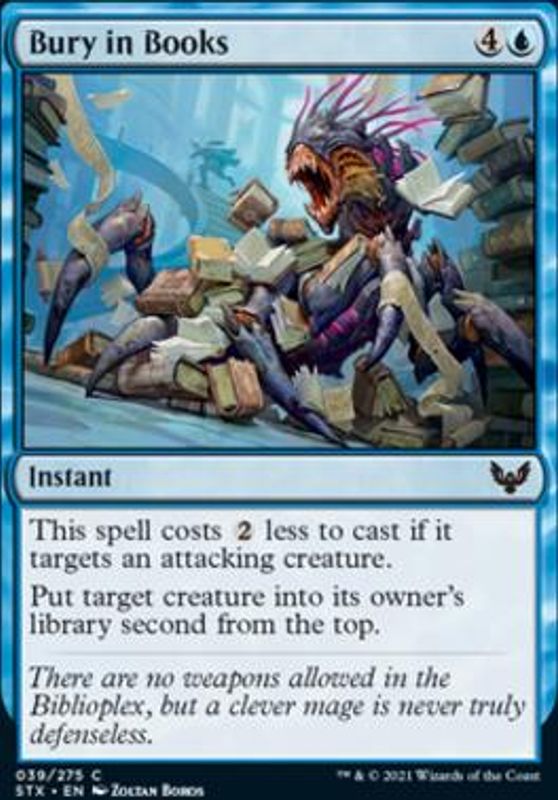 Bury in Books (foil)