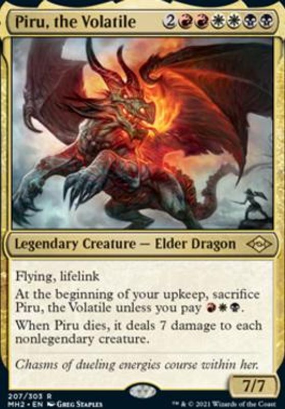 Piru, the Volatile (foil)