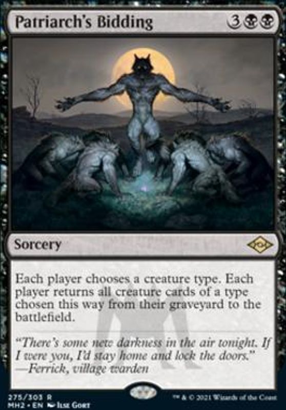 Patriarch's Bidding (foil)