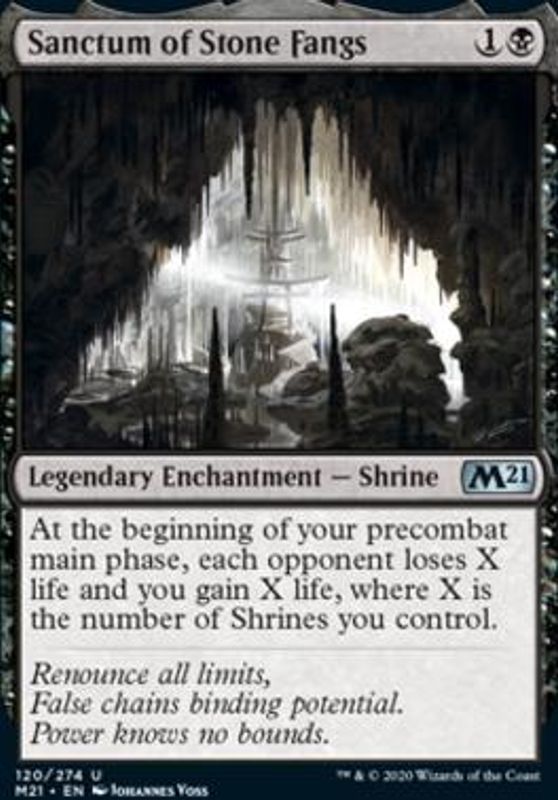 Sanctum of Stone Fangs (foil)