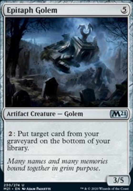 Epitaph Golem (foil)