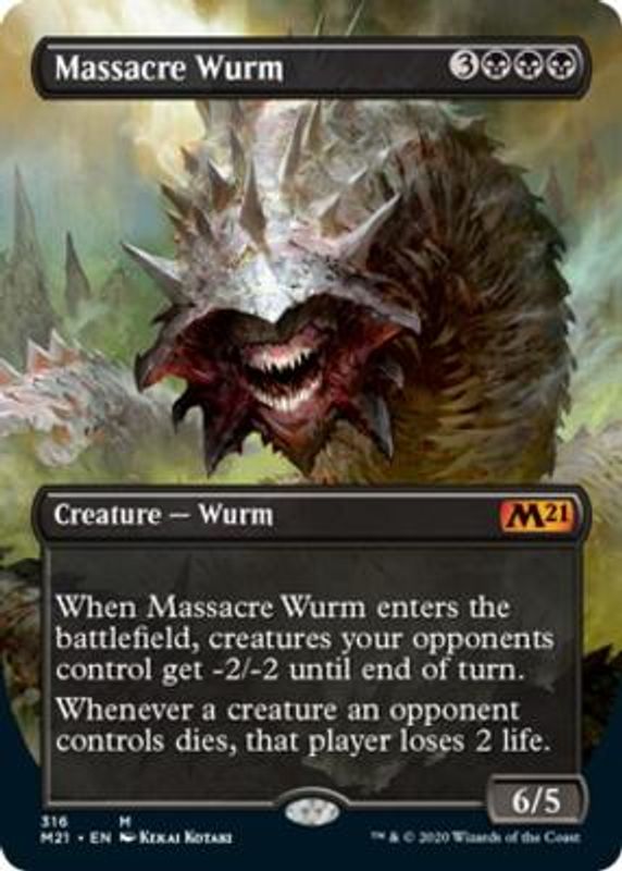 Massacre Wurm (Borderless) (foil)