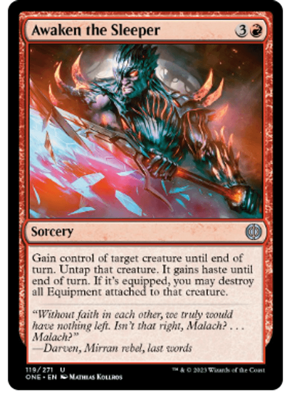 Awaken the Sleeper (foil)