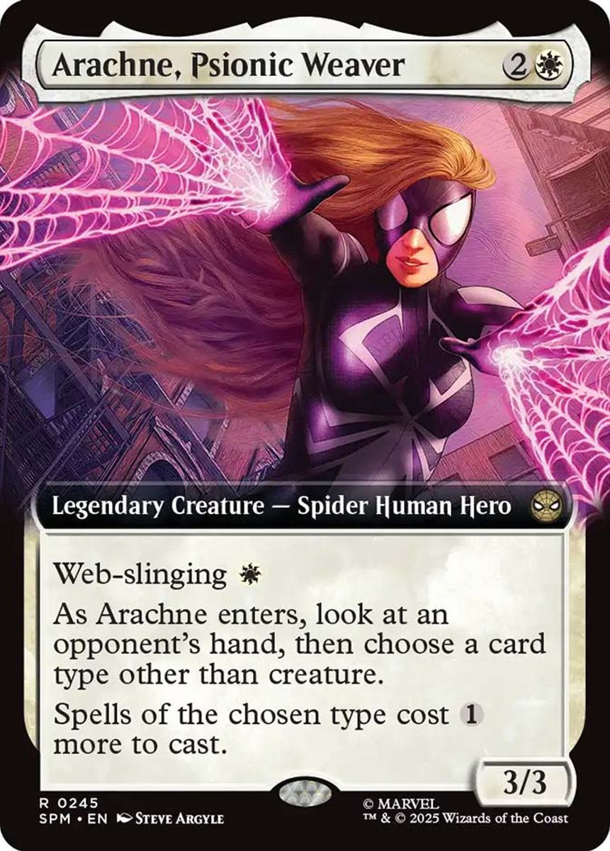 Arachne, Psionic Weaver (Extended Art) (Foil)