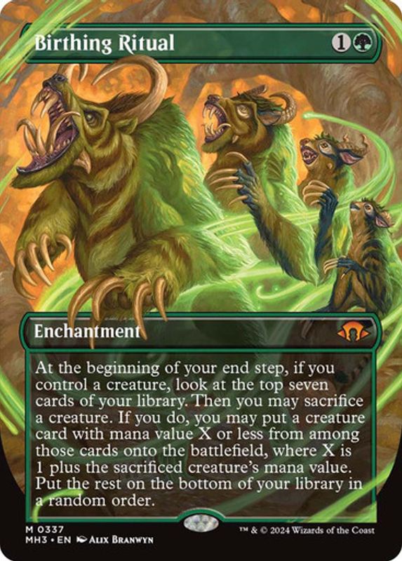 Birthing Ritual (Borderless) (Foil)