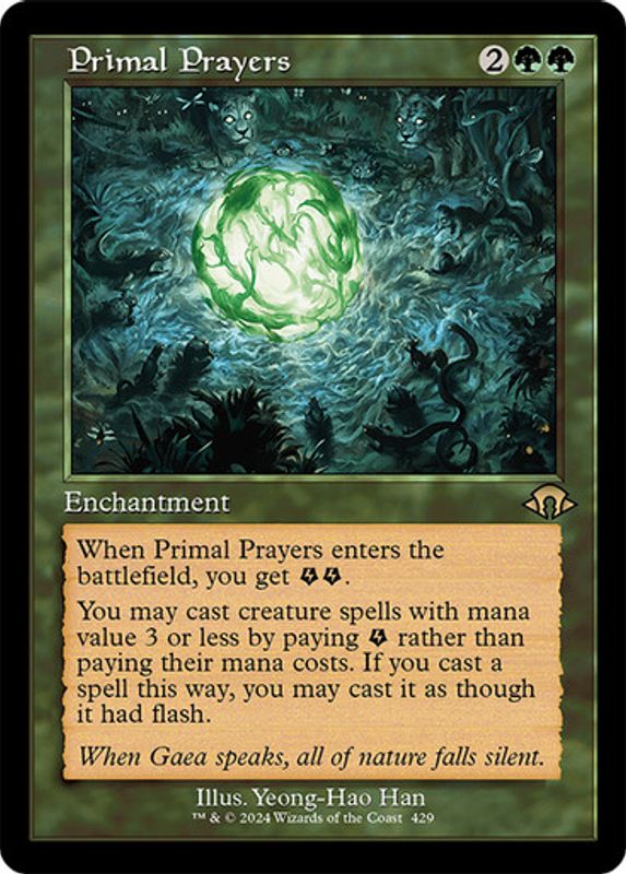 Primal Prayers (Retro Frame) (Foil)