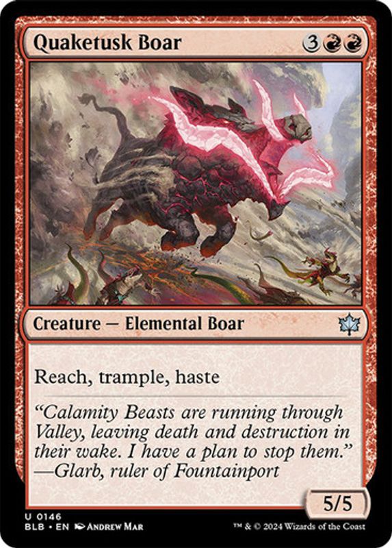 Quaketusk Boar
