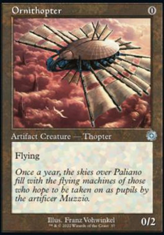 Ornithopter (foil)