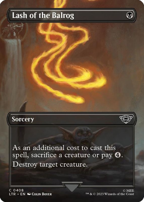 Lash of the Balrog (Borderless) (foil)