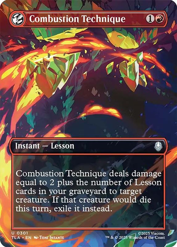 Combustion Technique (Borderless) (Foil)
