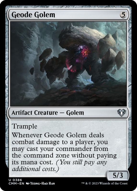 Geode Golem (foil)