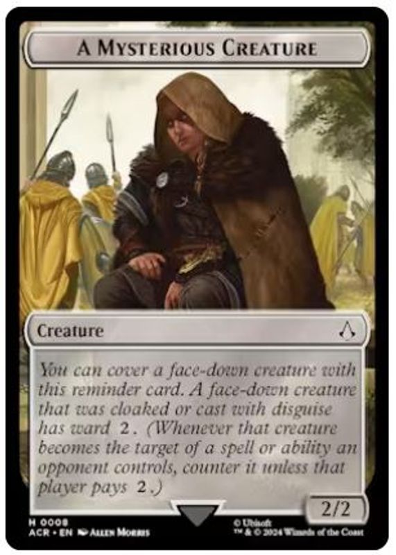 A Mysterious Creature Token
