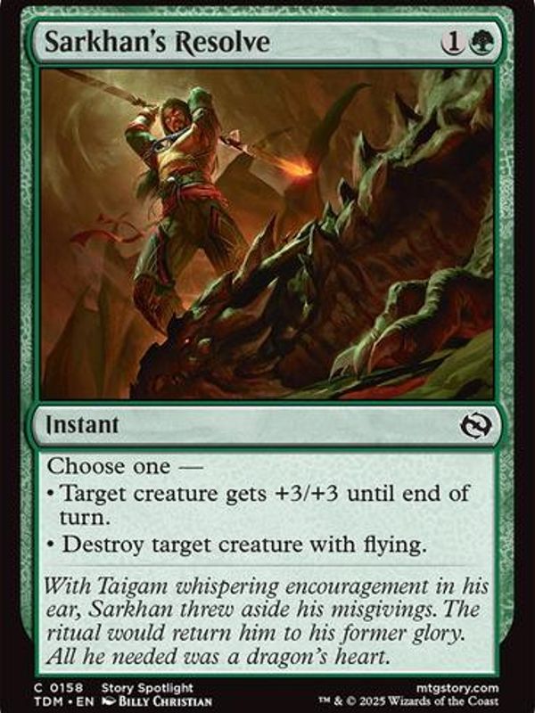 Sarkhan's Resolve