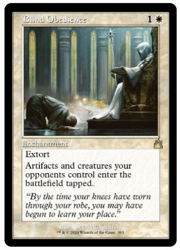 Blind Obedience (Retro Frame)