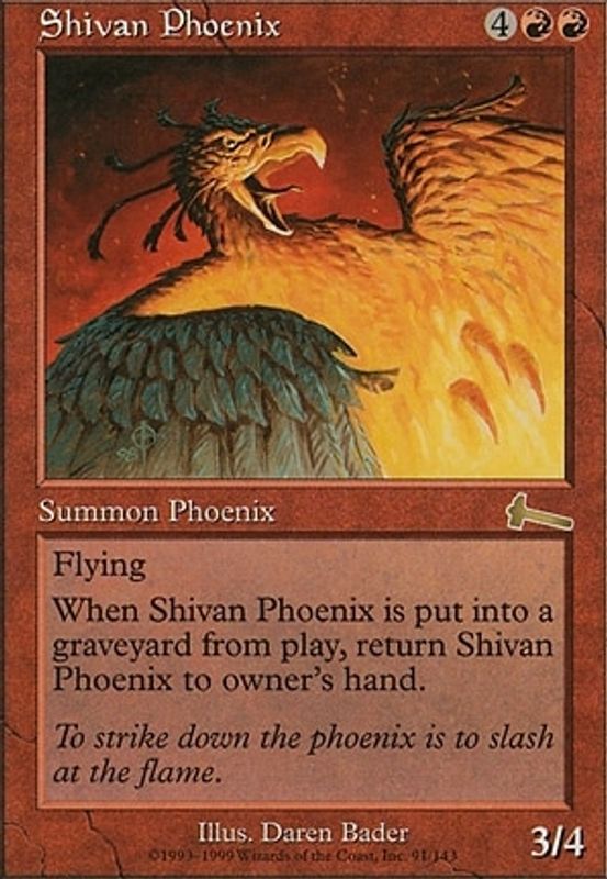 Shivan Phoenix (Foil)