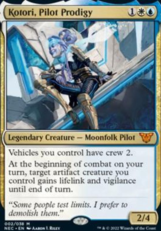 Kotori, Pilot Prodigy