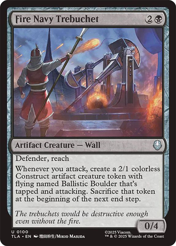 Fire Navy Trebuchet (Foil)