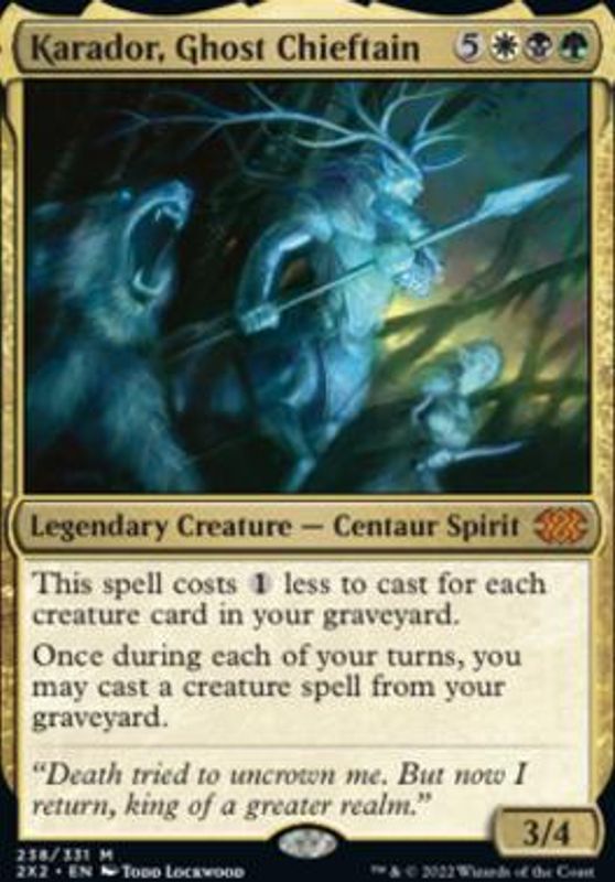 Karador, Ghost Chieftain (foil)