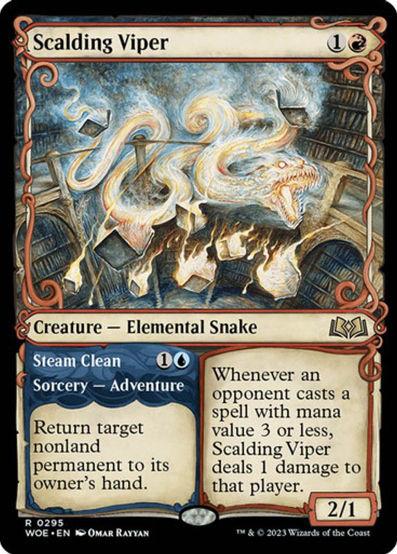 Scalding Viper (Showcase) (Foil)