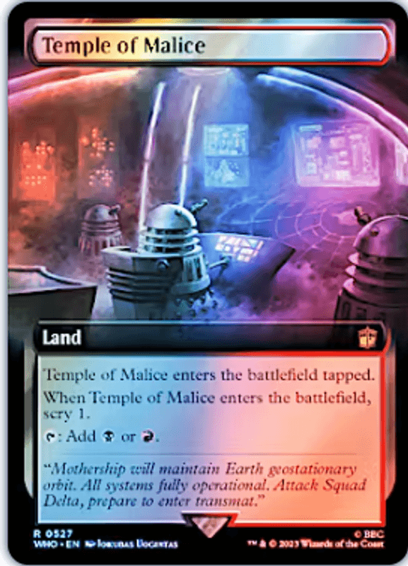 Temple of Malice (0527 - Traditional Foil - Extended Art)