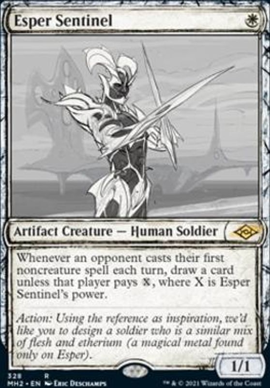 Esper Sentinel (Showcase, Foil)
