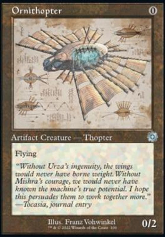 Ornithopter (Schematic Art)