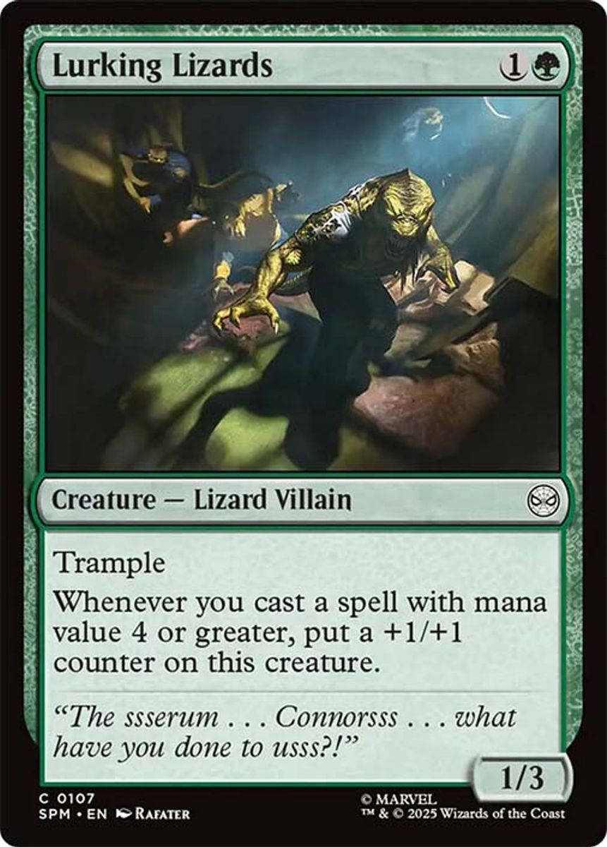 Lurking Lizards (Foil)