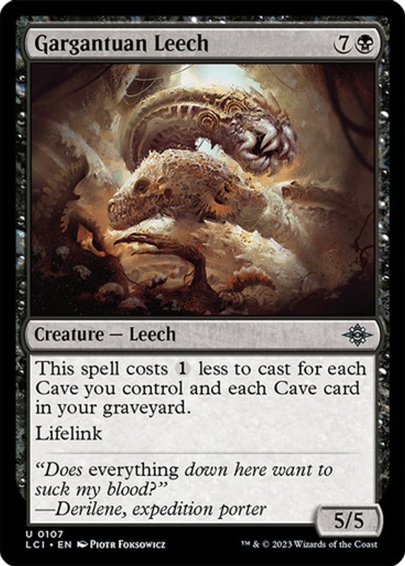 Gargantuan Leech (Foil)