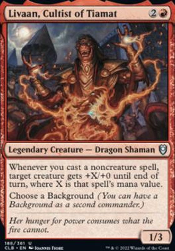 Livaan, Cultist of Tiamat