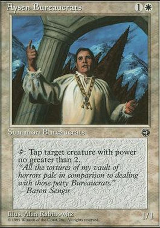Aysen Bureaucrats (One Person)