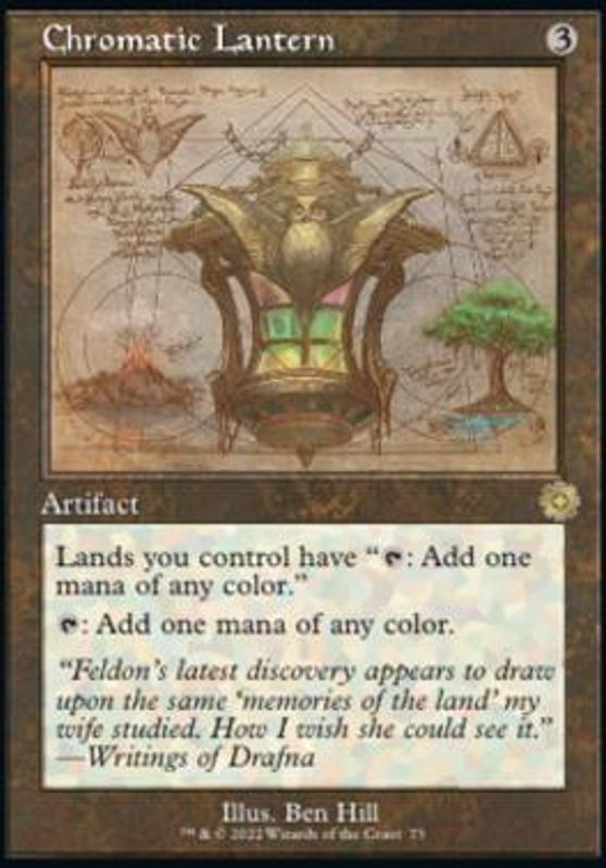 Chromatic Lantern (Schematic Art)