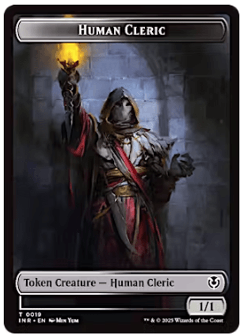 Hovedbilde Human Cleric Token (0019)