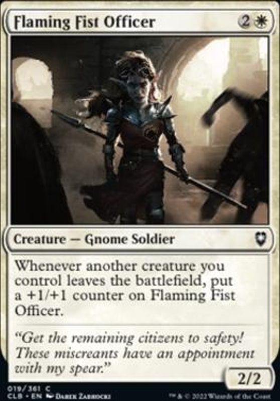 Flaming Fist Officer (foil)