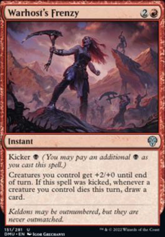Warhost's Frenzy (foil)