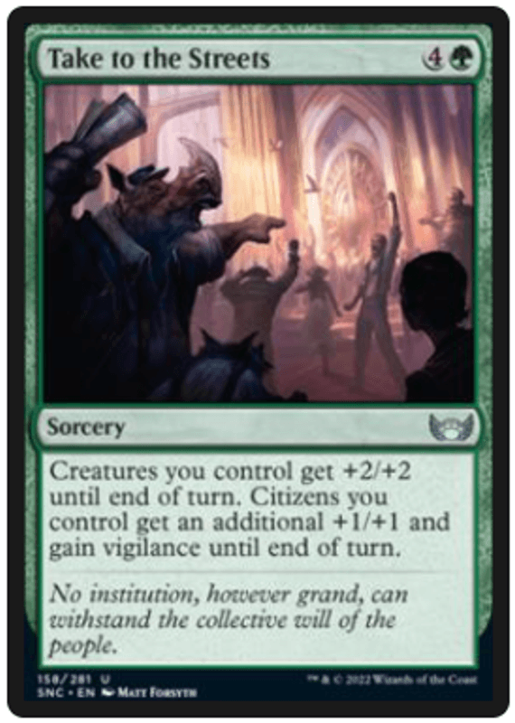 Take to the Streets (foil)