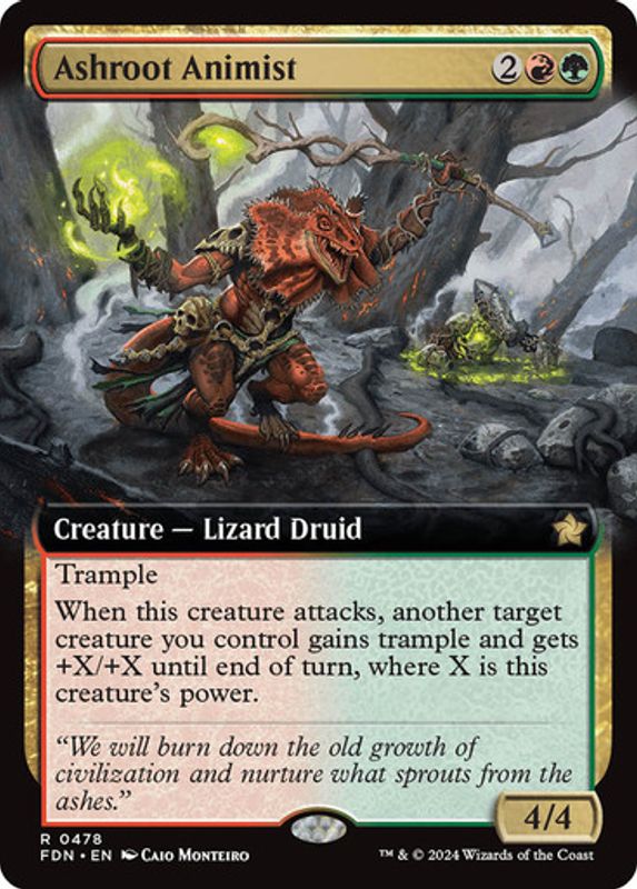 Ashroot Animist (Extended Art)