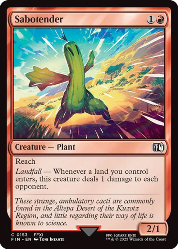 Sabotender (Foil)